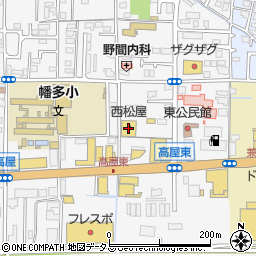 西松屋岡山高屋店周辺の地図