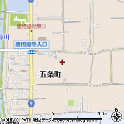 奈良県奈良市五条町192-1周辺の地図