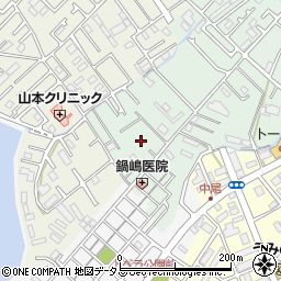 兵庫県明石市鳥羽二本松周辺の地図