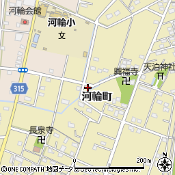 静岡県浜松市中央区河輪町547周辺の地図