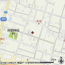 静岡県浜松市中央区米津町1637周辺の地図