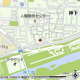 岡山県岡山市中区神下315周辺の地図