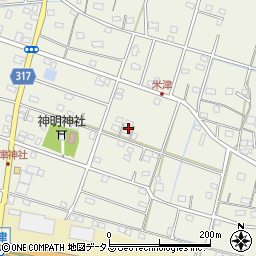 静岡県浜松市中央区米津町1639周辺の地図