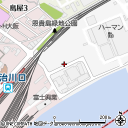 リパーク安治川口駅南駐車場周辺の地図