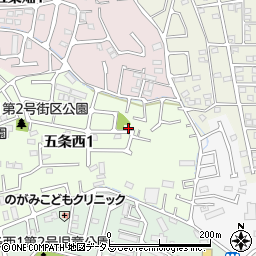 奈良県奈良市五条西1丁目13-2周辺の地図