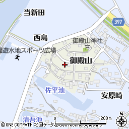 愛知県田原市御殿山78周辺の地図