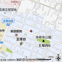兵庫県神戸市西区王塚台5丁目87周辺の地図