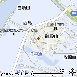 愛知県田原市御殿山101周辺の地図