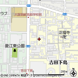 大阪府東大阪市吉田下島15-4周辺の地図