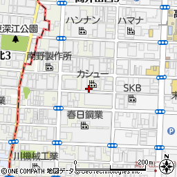 カシュー株式会社　大阪営業所周辺の地図