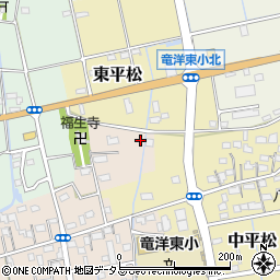 静岡県磐田市西平松5周辺の地図
