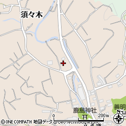 静岡県牧之原市須々木273-1周辺の地図