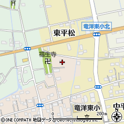 静岡県磐田市西平松8周辺の地図