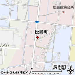 静岡県浜松市中央区松島町184周辺の地図