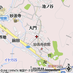 兵庫県神戸市須磨区妙法寺大門783周辺の地図