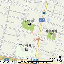 静岡県浜松市中央区米津町1969周辺の地図