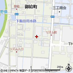 静岡県浜松市中央区御給町274周辺の地図