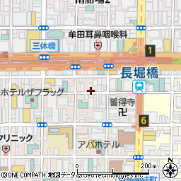 大阪府大阪市中央区東心斎橋1丁目9-8周辺の地図