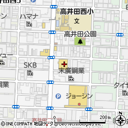 大阪スバル東大阪店周辺の地図