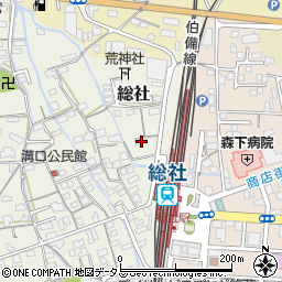 岡山県総社市総社37周辺の地図
