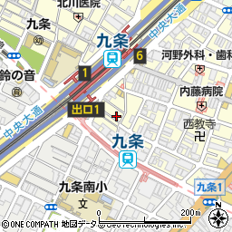ＫＦ－Ｐａｒｋ大阪九条第４駐車場周辺の地図