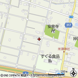 静岡県浜松市中央区米津町2276周辺の地図