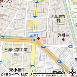 中本病院周辺の地図