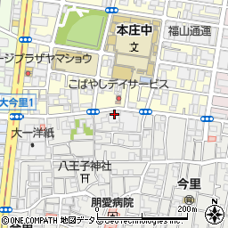 デイサービスセンターハートフル東成周辺の地図