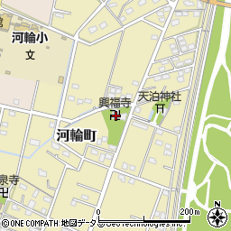 静岡県浜松市中央区河輪町541周辺の地図