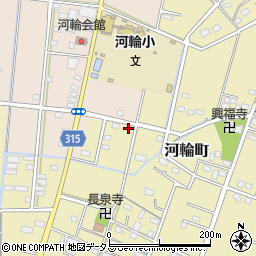 静岡県浜松市中央区河輪町569周辺の地図