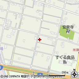 静岡県浜松市中央区米津町2268周辺の地図