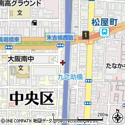 大阪府大阪市中央区島之内1丁目1-11周辺の地図