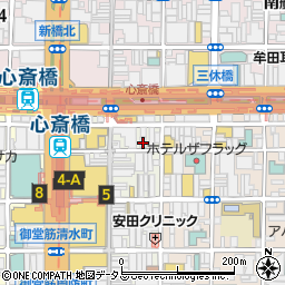 韓国料理 コプチャンち 難波 心斎橋店周辺の地図