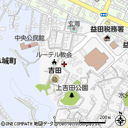島根県益田市元町周辺の地図