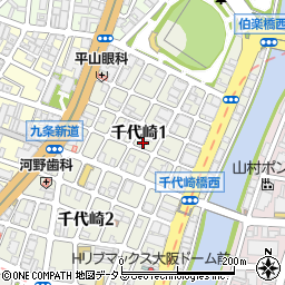 平戸金属販売大阪本社周辺の地図