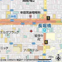 大阪府大阪市中央区東心斎橋1丁目9-6周辺の地図