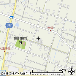 静岡県浜松市中央区米津町1643周辺の地図