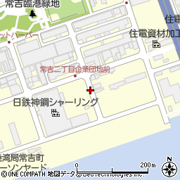 大阪府大阪市此花区常吉2丁目周辺の地図