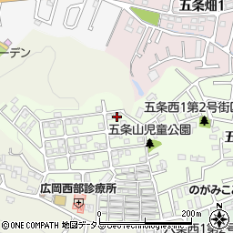 奈良県奈良市五条西2丁目2-2周辺の地図