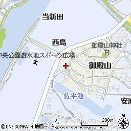 愛知県田原市御殿山71周辺の地図