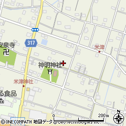 静岡県浜松市中央区米津町1649周辺の地図