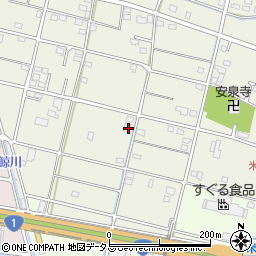 静岡県浜松市中央区米津町2266周辺の地図