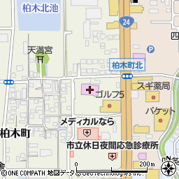 ホリデイスポーツクラブ奈良周辺の地図