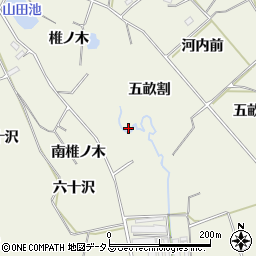 愛知県豊橋市杉山町椎ノ木周辺の地図