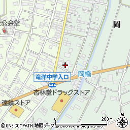 静岡県磐田市岡898周辺の地図