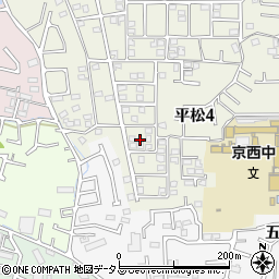 奈良県奈良市平松4丁目19周辺の地図