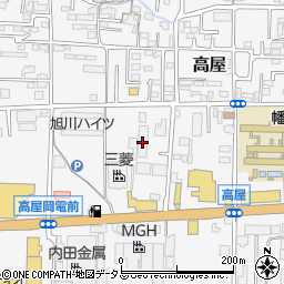 学研ココファン高屋ヘルパーセンター周辺の地図