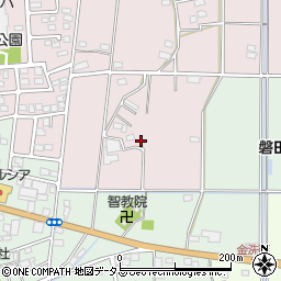静岡県磐田市川袋1261-1周辺の地図