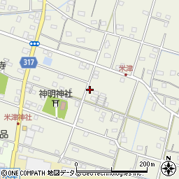 静岡県浜松市中央区米津町1644周辺の地図