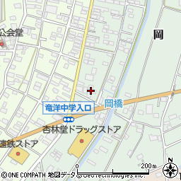 静岡県磐田市岡896周辺の地図
